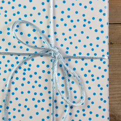 Baby inpakpapier Stipjes Fuchsia Turquoise - Kadopapier.net