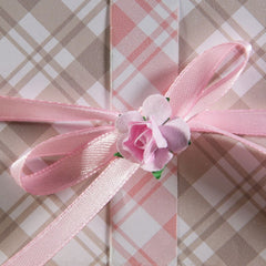 Cadeaudecoratie Roosje Roze - Kadopapier.net