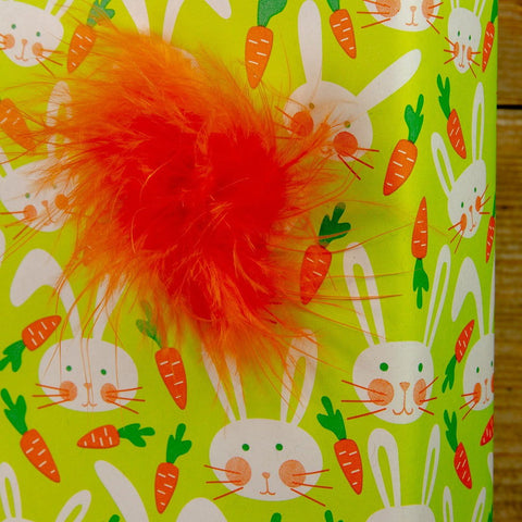 Inpakpapier Bunny Lime - Kadopapier.net