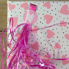 Inpakpapier Love Hearts and Dots - Kadopapier.net