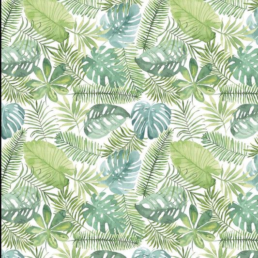 Inpakpapier Tropical Leaves - Kadopapier.net