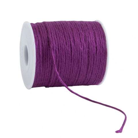 Jute touw Fuchsia - Kadopapier.net