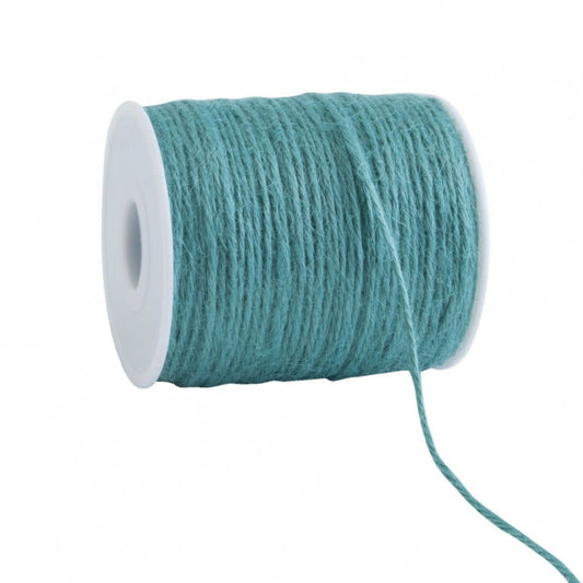 Jute touw Turquoise - Kadopapier.net