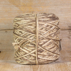 Jute touw tricolor Bruin - Kadopapier.net