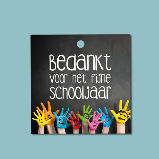 Kadokaartje Einde Schooljaar - Kadopapier.net