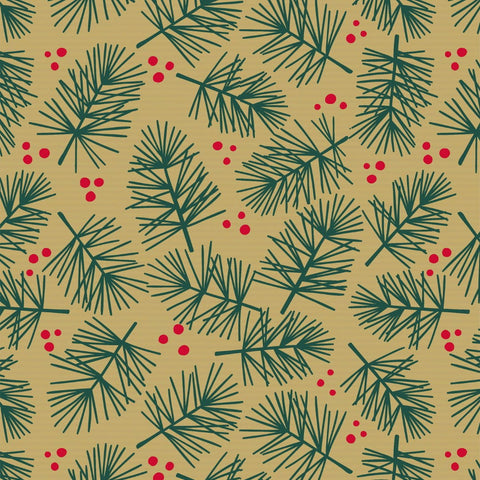 Kerst Inpakpapier Pine - Kadopapier.net