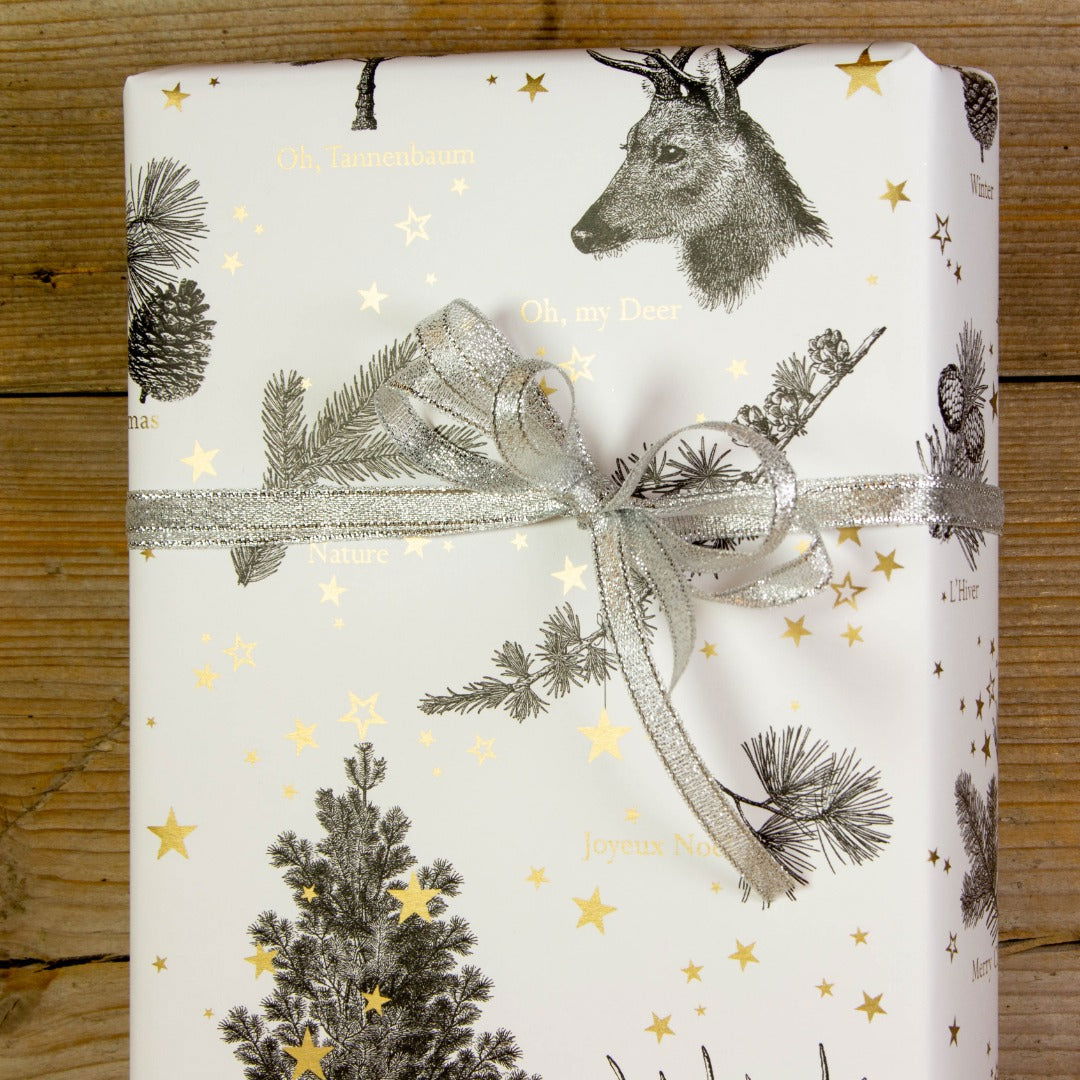 Kerstpapier Oh my Deer - Kadopapier.net