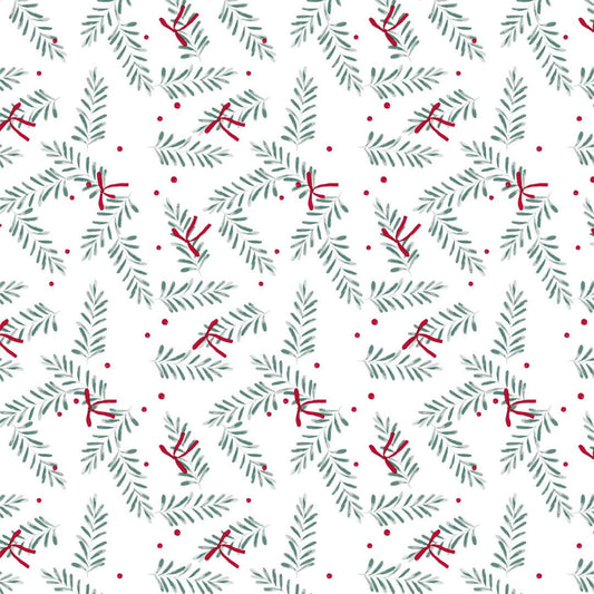 Kerstpapier Pine Luxe - Kadopapier.net