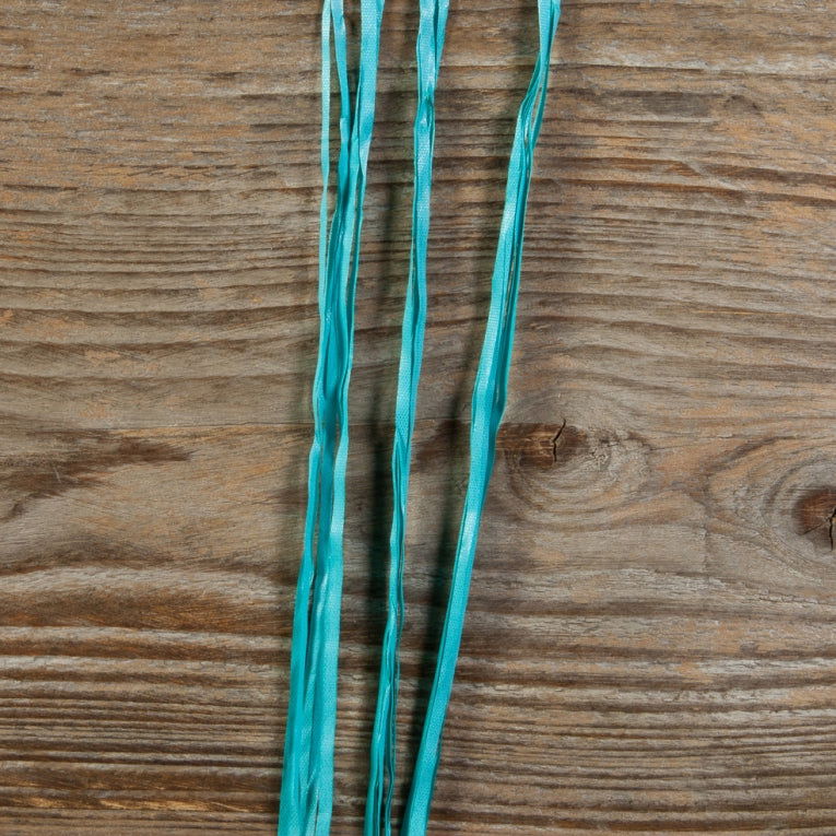 Synthetische raffia Turquoise - Kadopapier.net