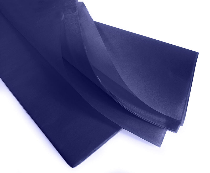 Dark blue tissue paper