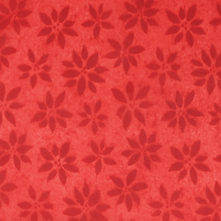 douche Bad Prominent Vloeipapier met rode bloemen - kadopapier.net